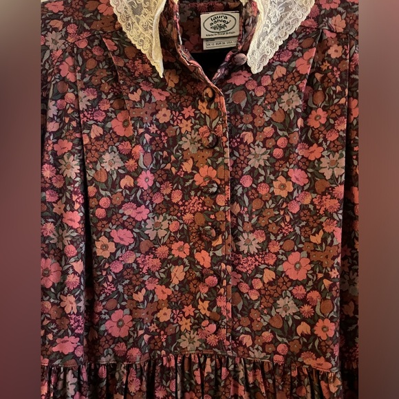 Laura Ashley Floral Vintage Midi Dress - Picture 11 of 11